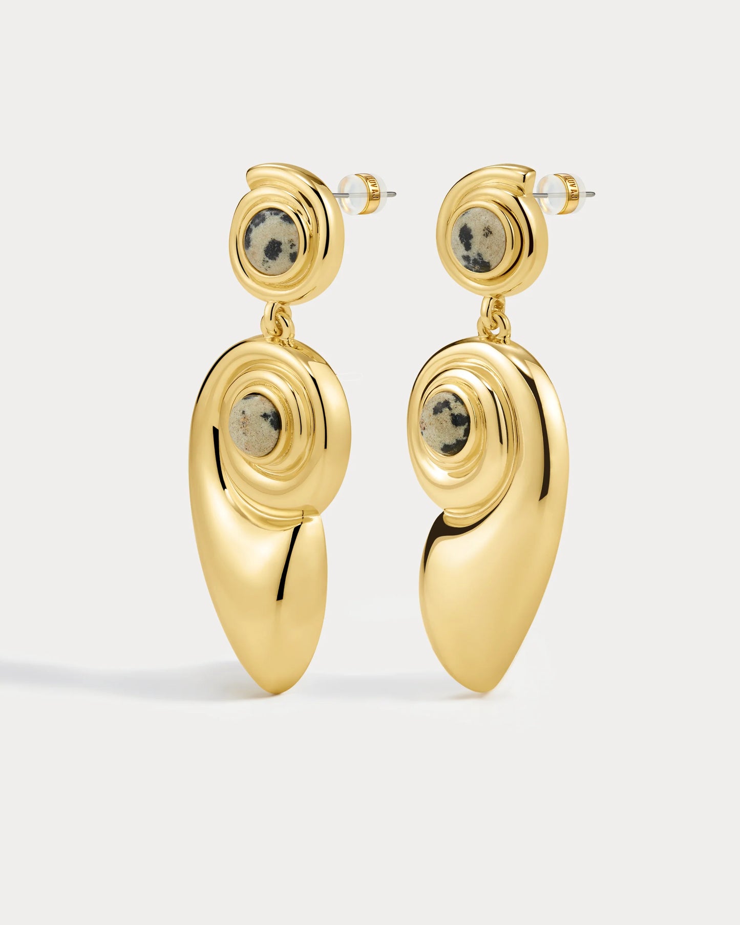 Palma shell statement earring