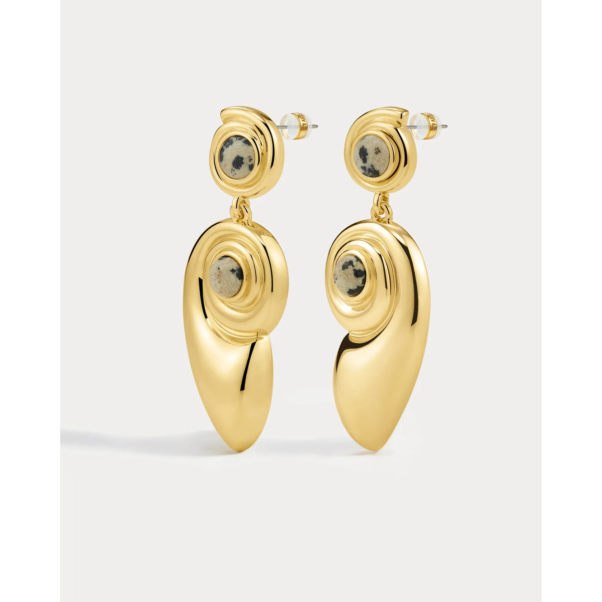 Palma shell statement earring