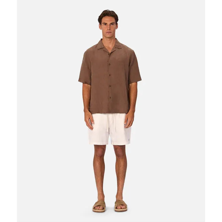 St Martin's Linen shirt - Macchiato