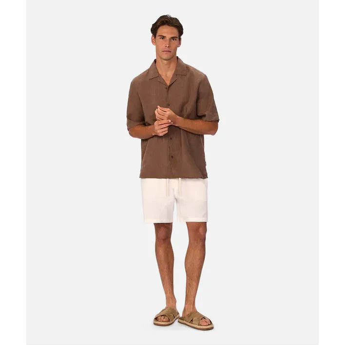 St Martin's Linen shirt - Macchiato