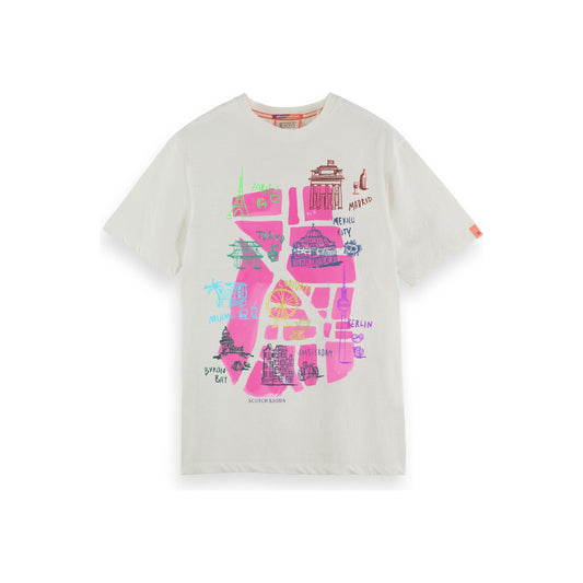 City Artwork Cotton Linen T-Shirt