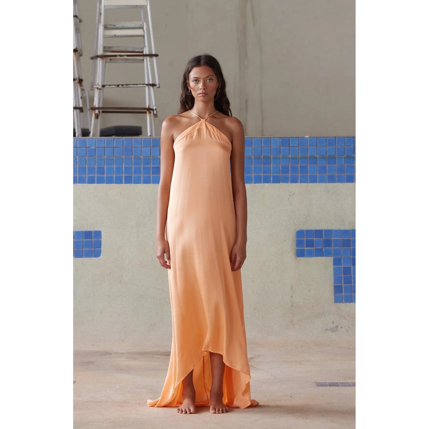 Valentina Dress - Neon orange