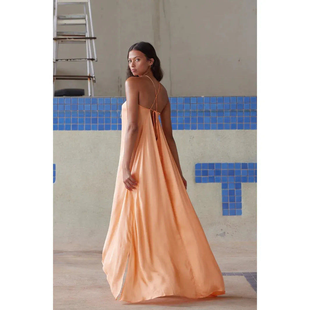 Valentina Dress - Neon orange