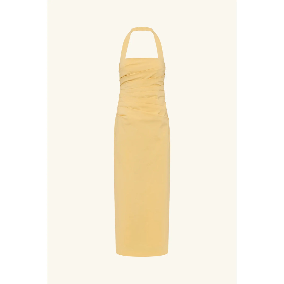 Campbell Draped Halter Maxi dress
