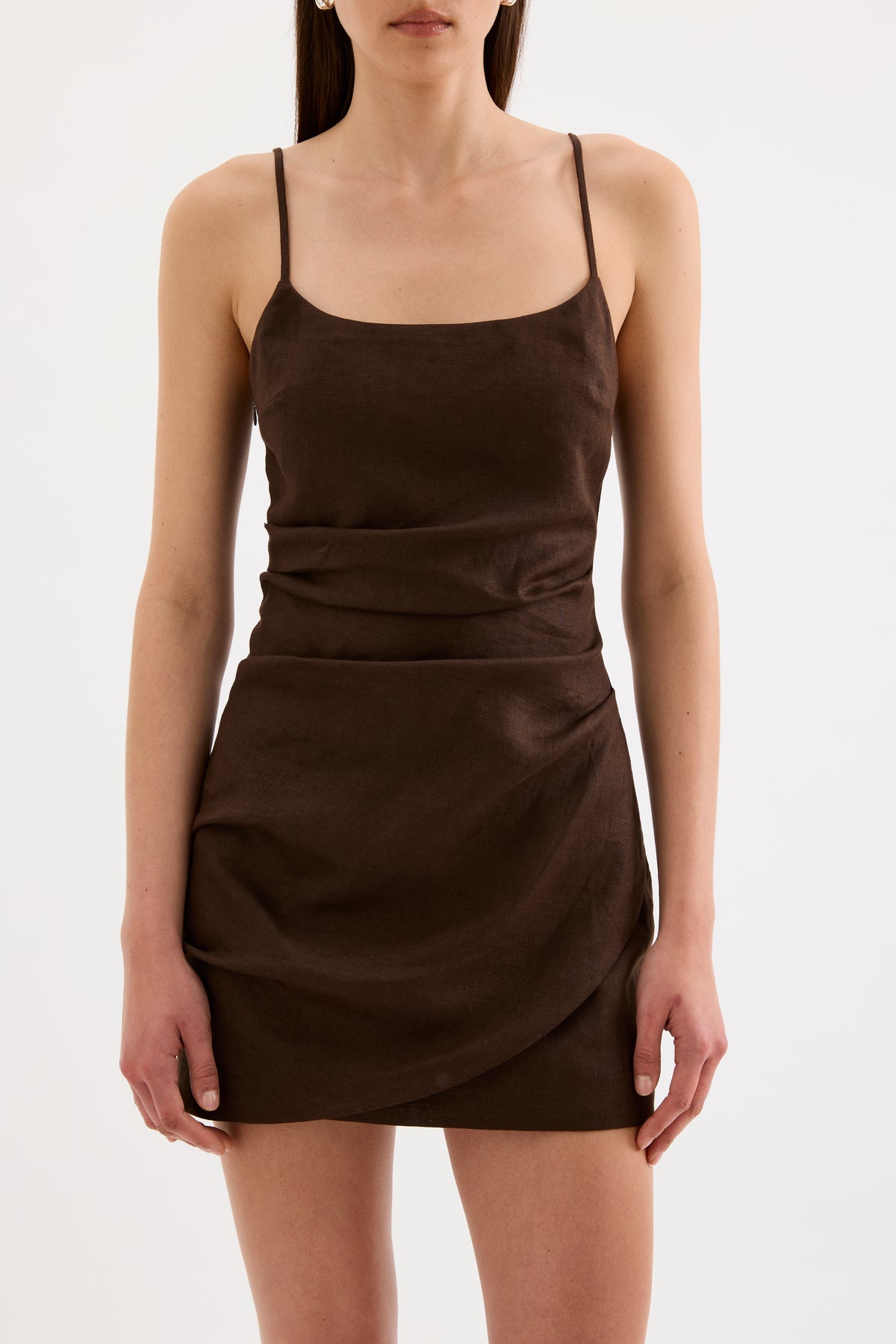 Rani linen mini dress