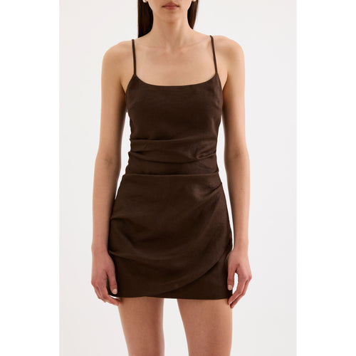 Rani linen mini dress