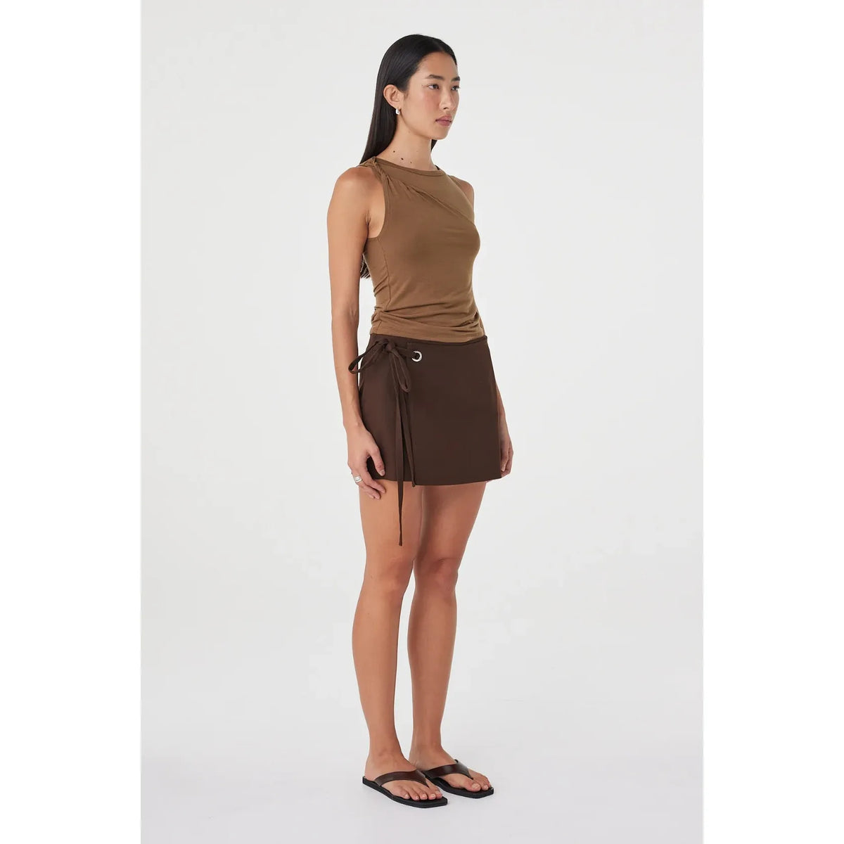 Lucia Tie Mini skirt