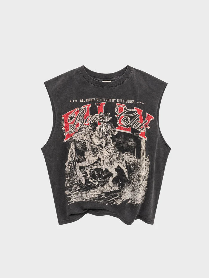 Wanted Dead or alive muscle tee