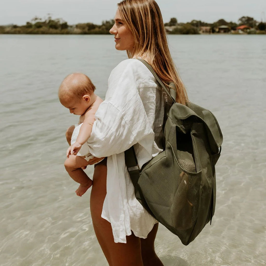 Beach Hauler TM - Mesh Backpack
