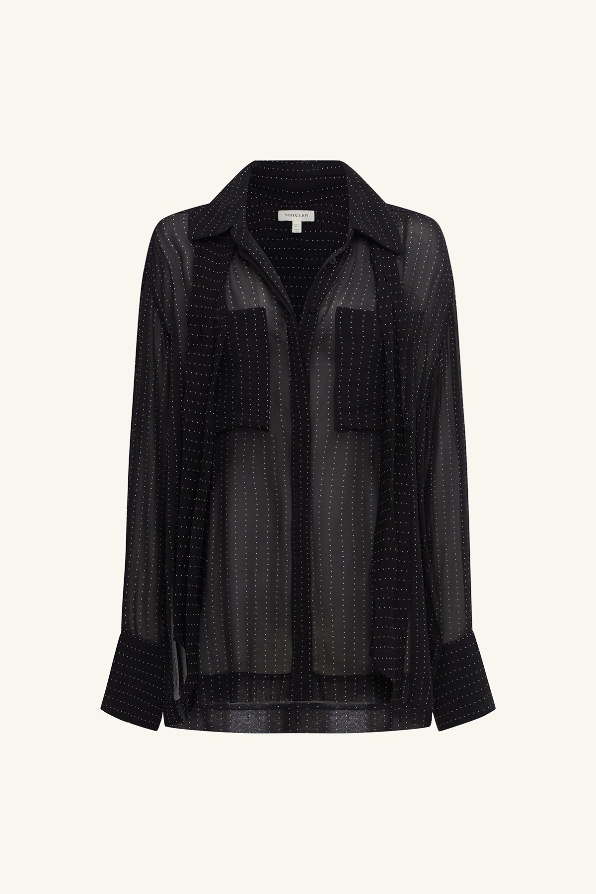 Irving Polka dot sheer shirt