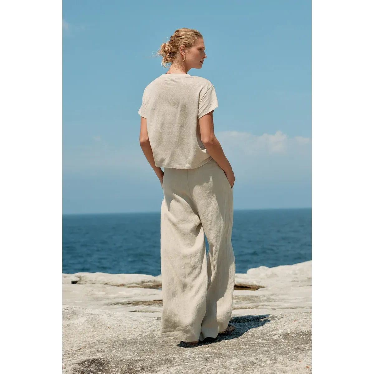 Baby Linen Tee — Natural