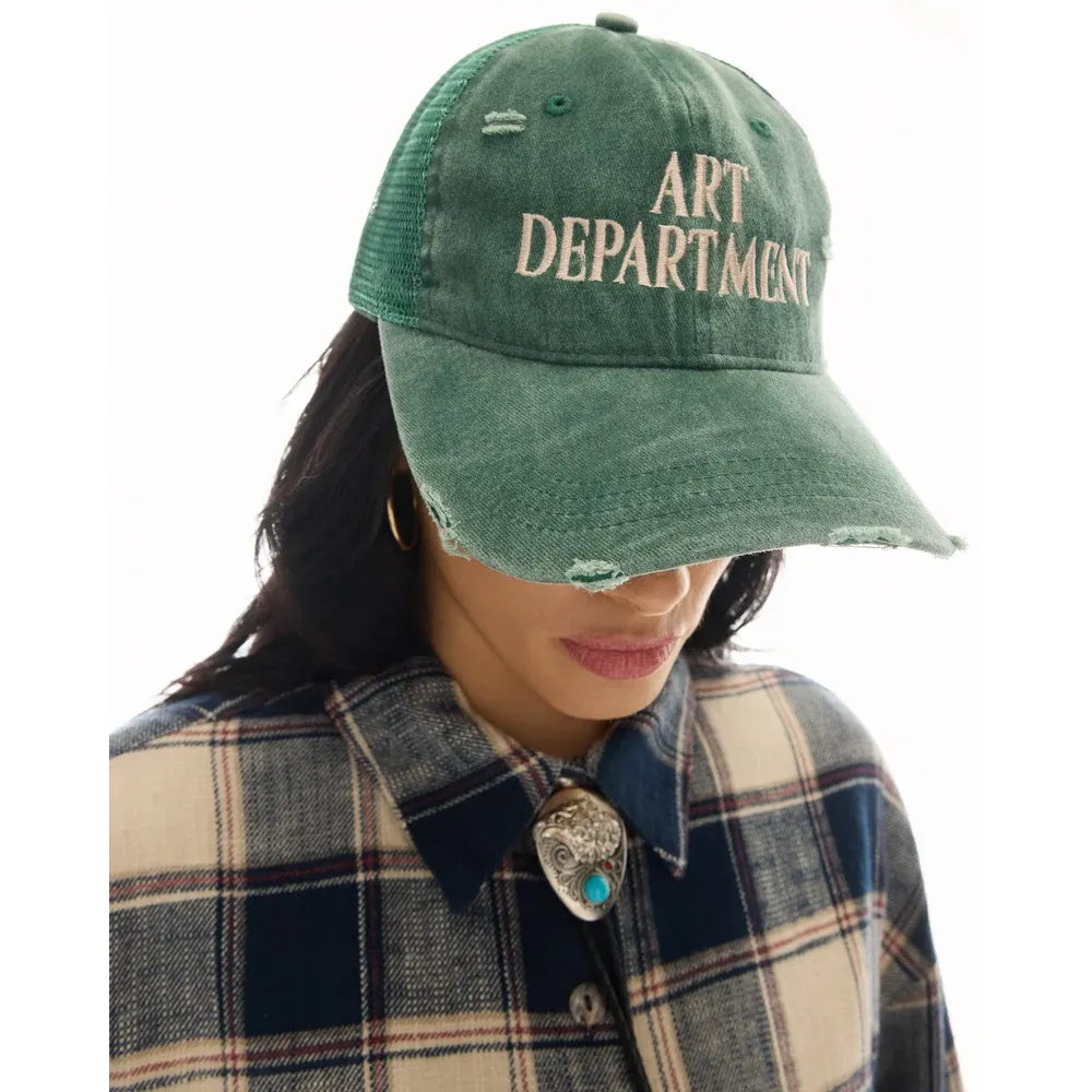 Destroyed ART DEPARTMENT trucker cap