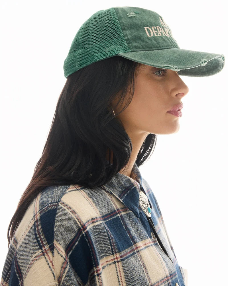 Destroyed ART DEPARTMENT trucker cap