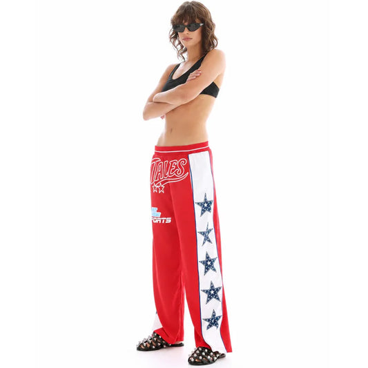 Red star track pants