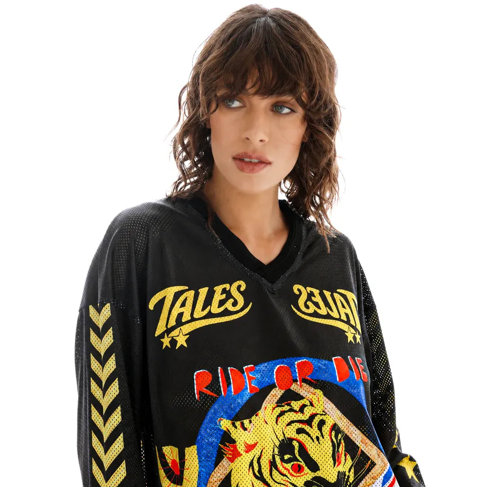 Ride or Die Mesh Football jersey