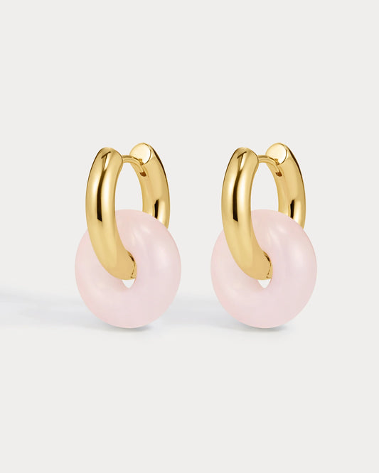 Rio Washer Hoops - gold