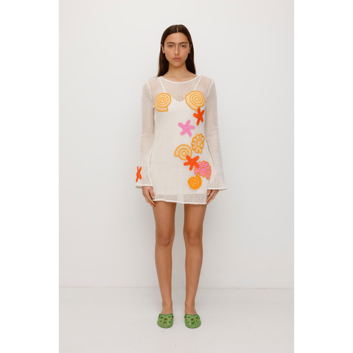 Enza Mini Dress - Creme