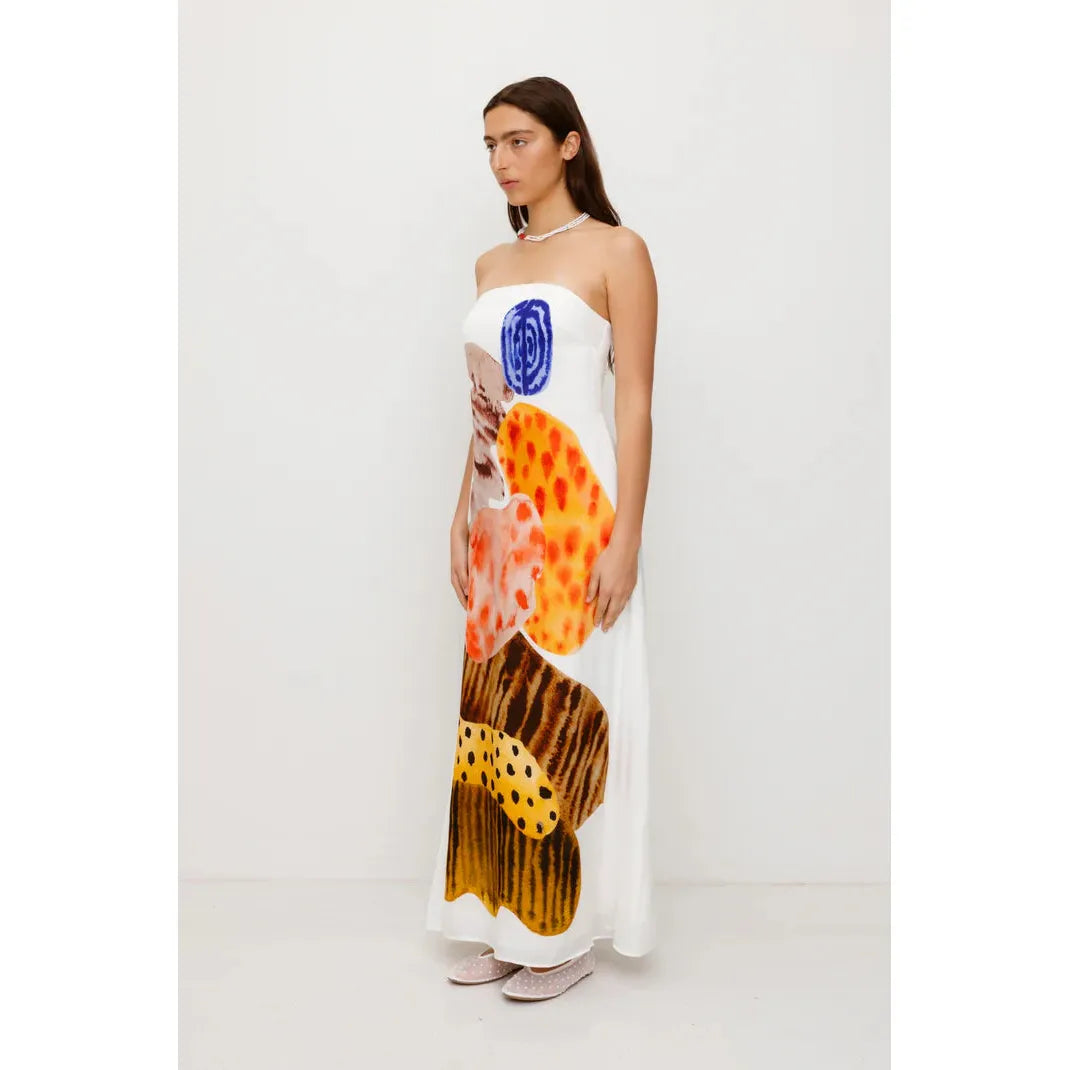 Kora Maxi dress - Porcelain
