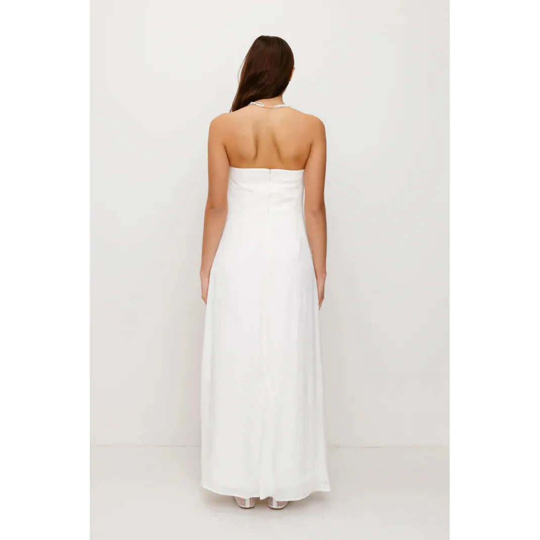 Kora Maxi dress - Porcelain