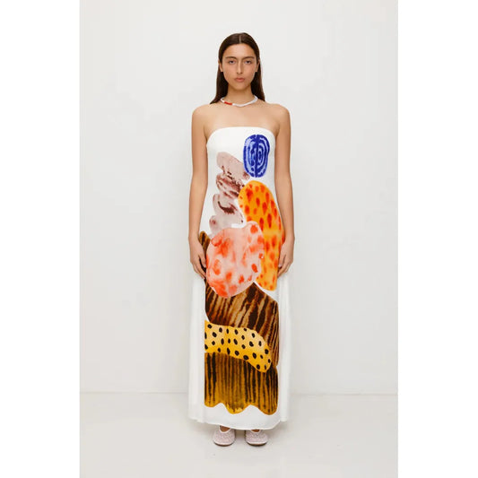 Kora Maxi dress - Porcelain