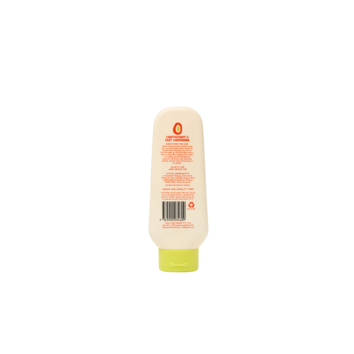 Sunscreen - Vanilla Coconut
