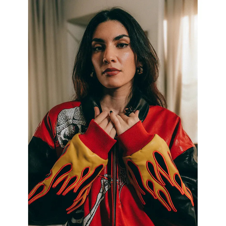 Art of 0 F*cks Leather jacket