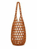 Beaded bucket bag