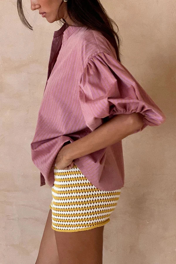 Flounce shirt