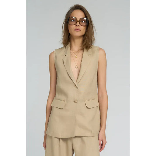 Malachite Vest - Sand