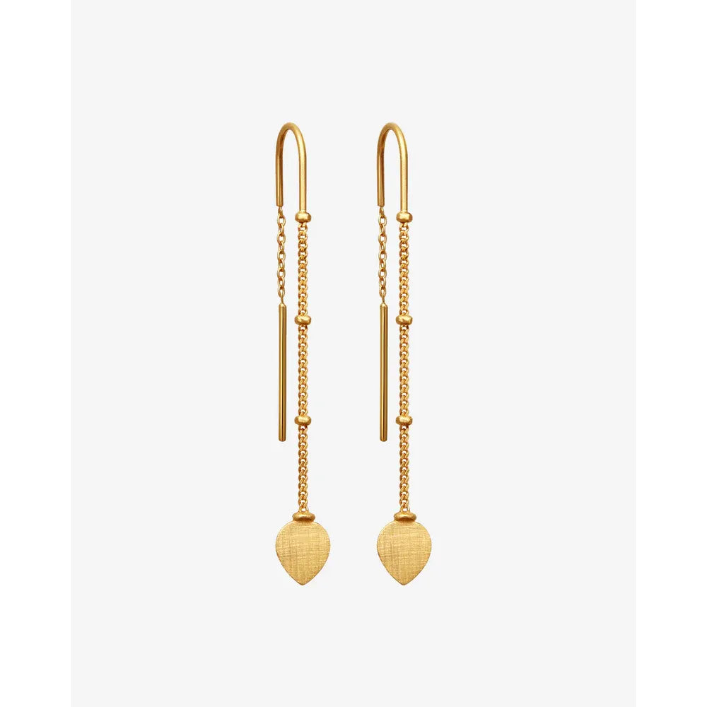 Hanging Lotus earrings