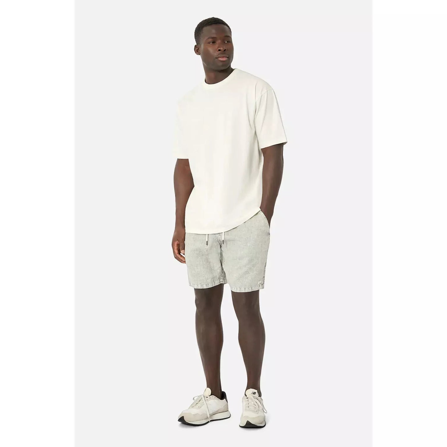 The Marina Linen Short - Light Sage