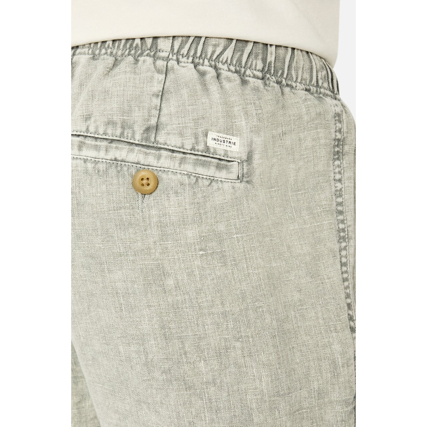 The Marina Linen Short - Light Sage