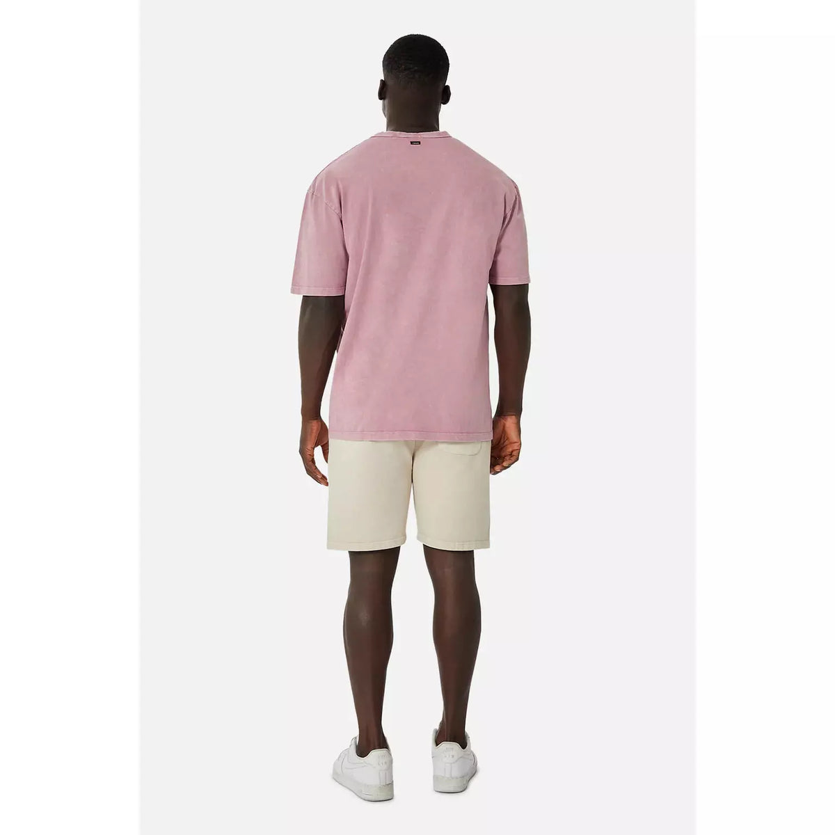 The Del Sur Acid Wash Tee - Bordeaux