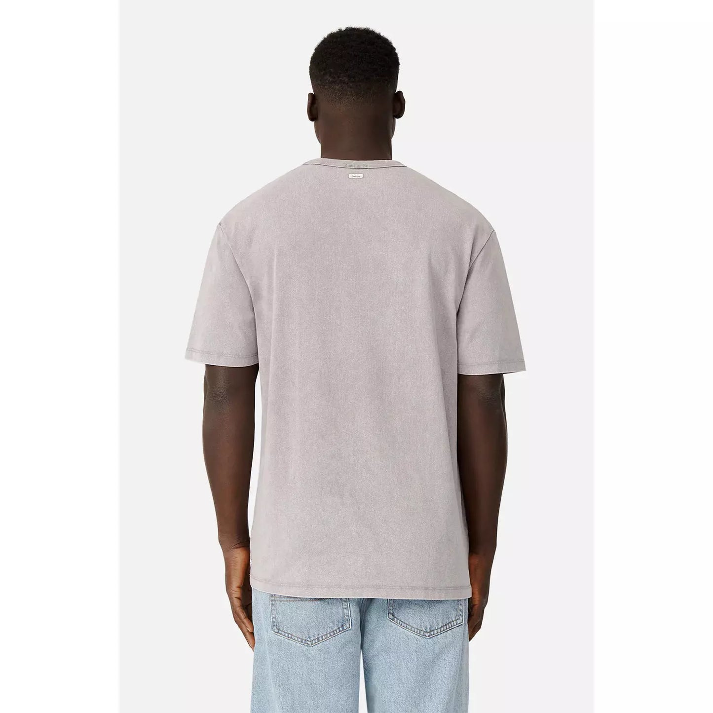 The Del Sur Acid Wash Tee - Grape Acid