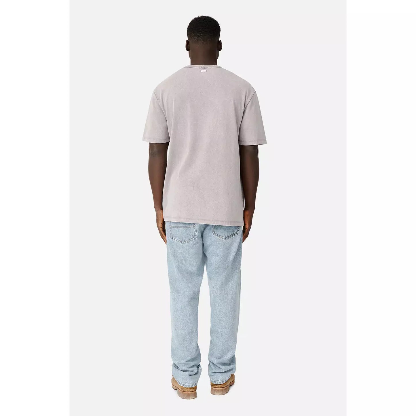 The Del Sur Acid Wash Tee - Grape Acid