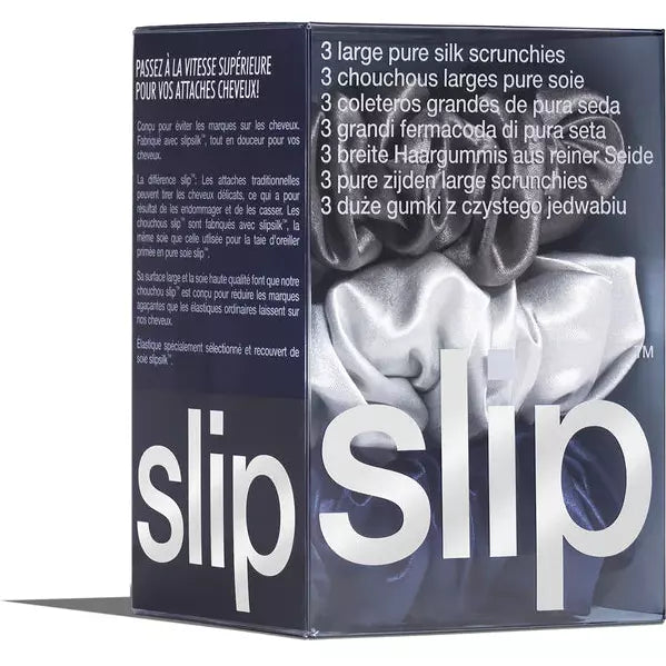 Slip Scrunchies - Midnight Large