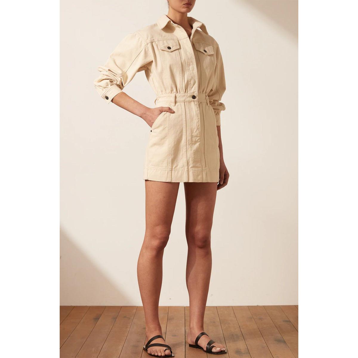 Sierra Panelled Utility Mini Dress