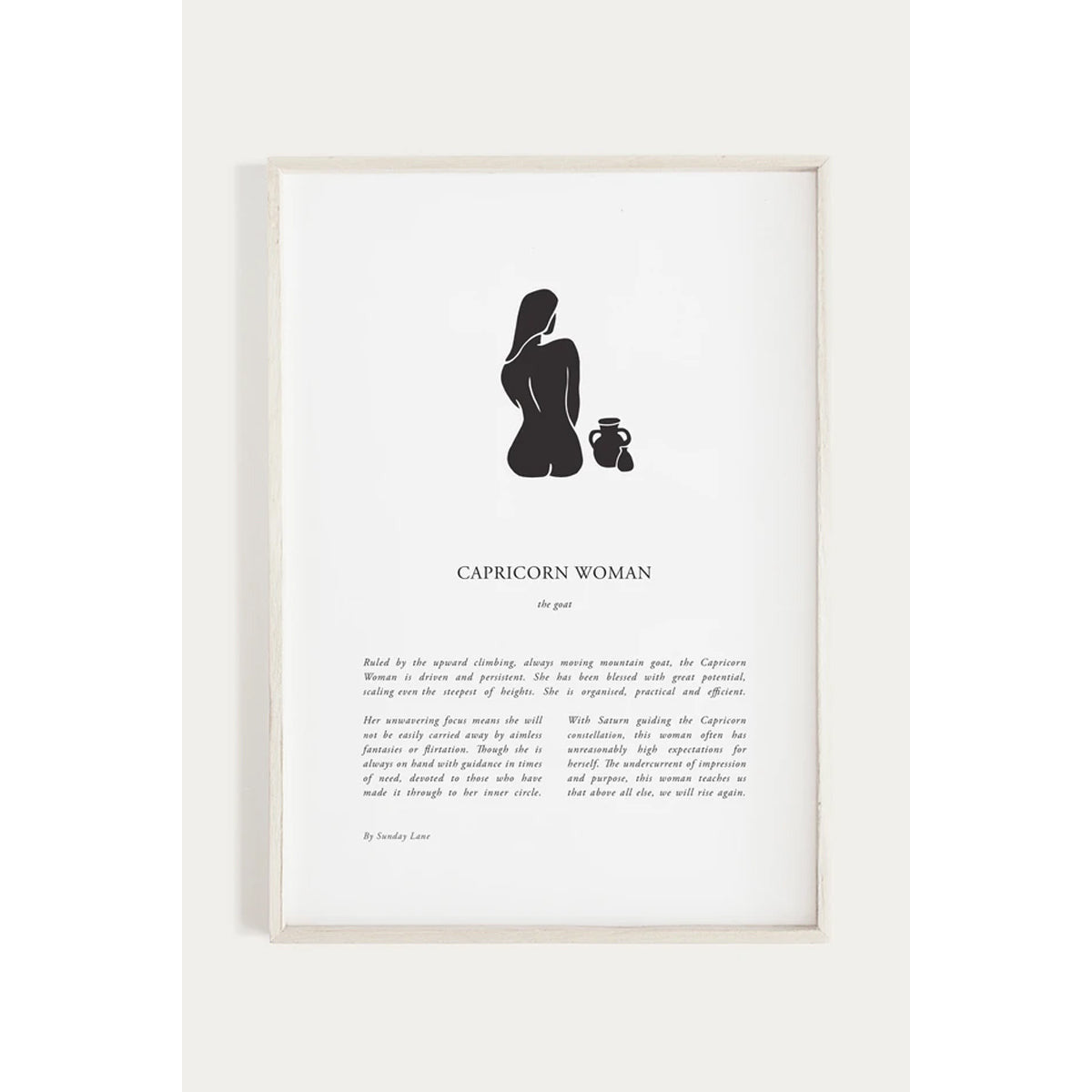 Capricorn Woman 03 Print
